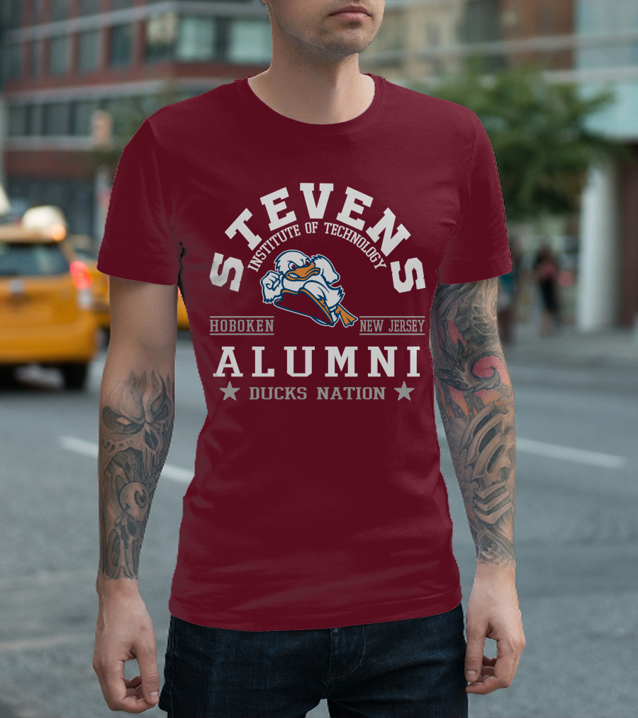 Stevens Institute Of Technology Alumni Hoboken New Jersey Ducks Nation T-Shirt
