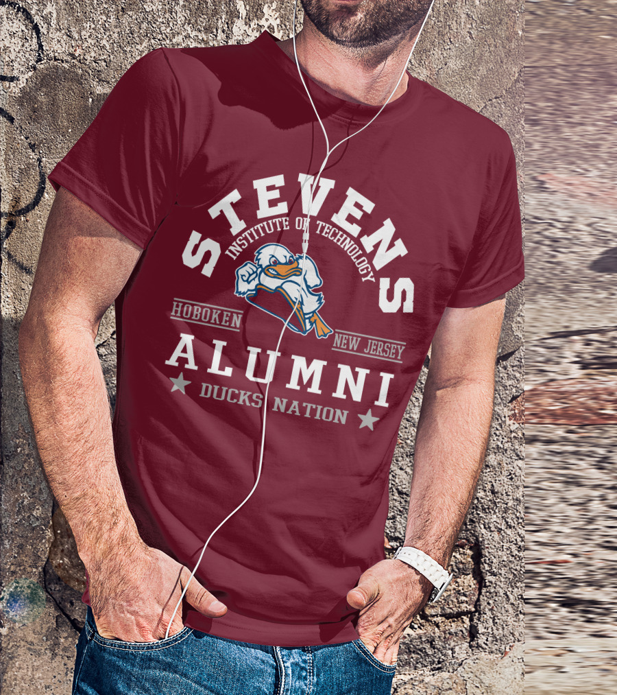 Stevens Institute Of Technology Alumni Hoboken New Jersey Ducks Nation T-Shirt