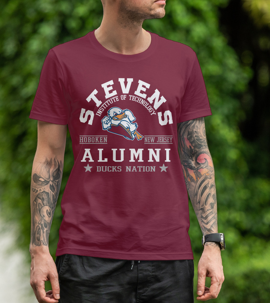 Stevens Institute Of Technology Alumni Hoboken New Jersey Ducks Nation T-Shirt