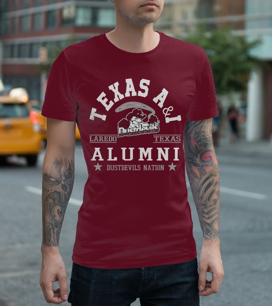 Texas A I Laredo Texas Alumni Dustdevils Nation T-Shirt