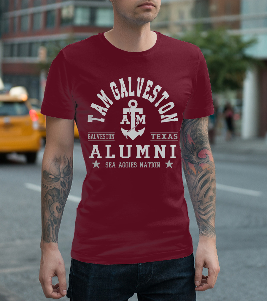TAM Galveston Texas Alumni Sea Aggies Nation T-Shirt