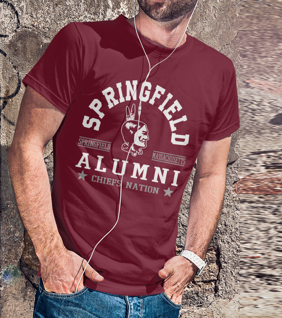 Springfield Massachusetts Alumni Chiefs Nation T-Shirt