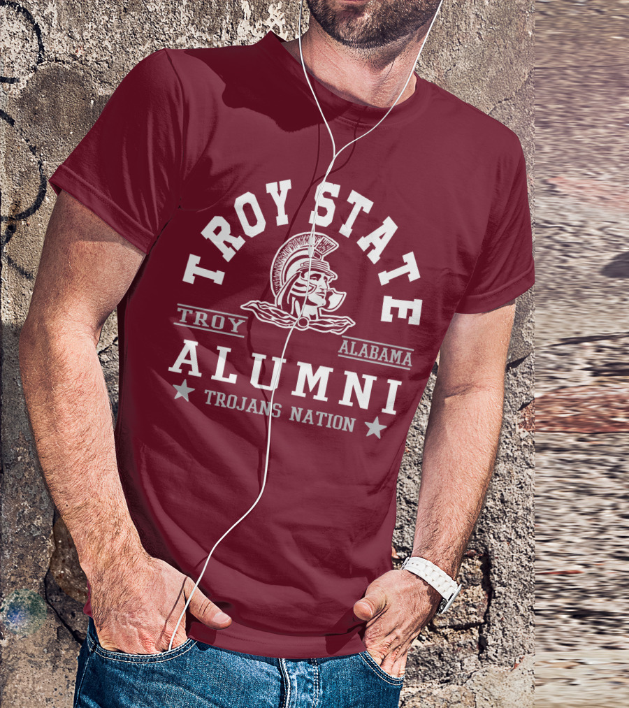 Troy State Alumni Trojans Nation Alabama T-Shirt