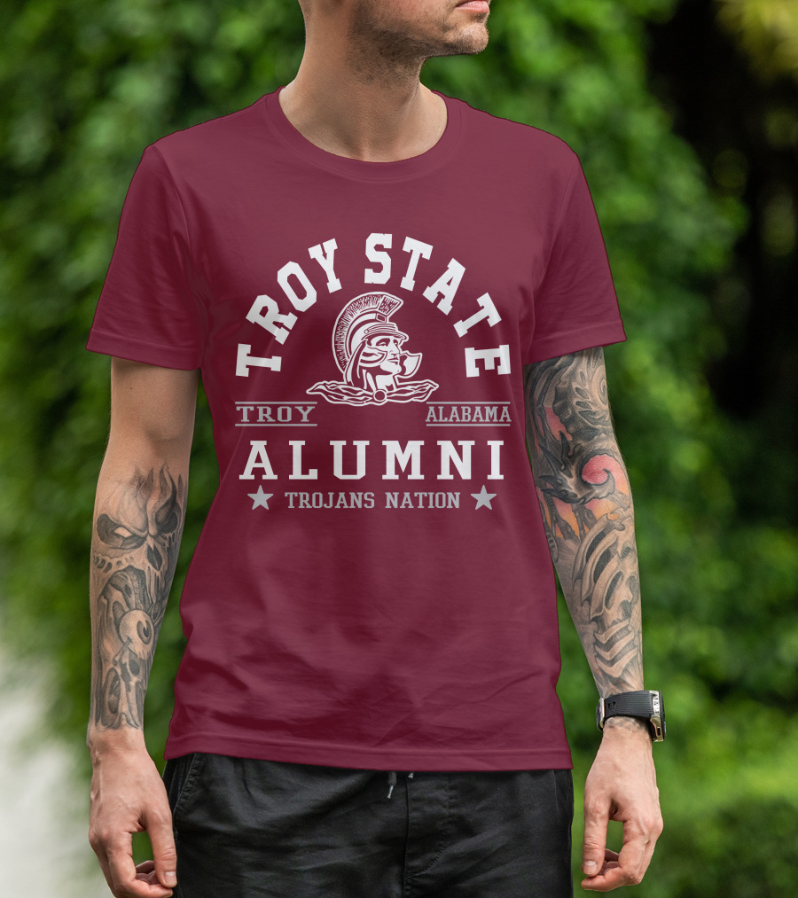Troy State Alumni Trojans Nation Alabama T-Shirt
