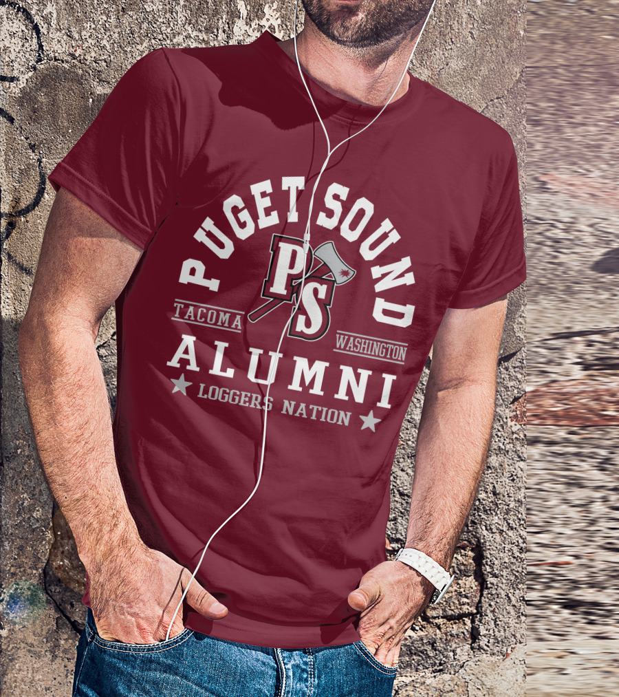 Puget Sound PS Tacoma Washington Alumni Loggers Nation T-Shirt
