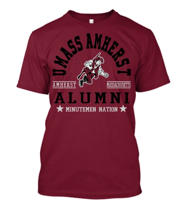 UMass Amherst Alumni Minutemen Nation Massachusetts T-Shirt