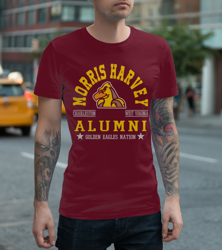 Morris Harvey College Alumni Charleston West Virginia Golden Eagles Nation T-Shirt