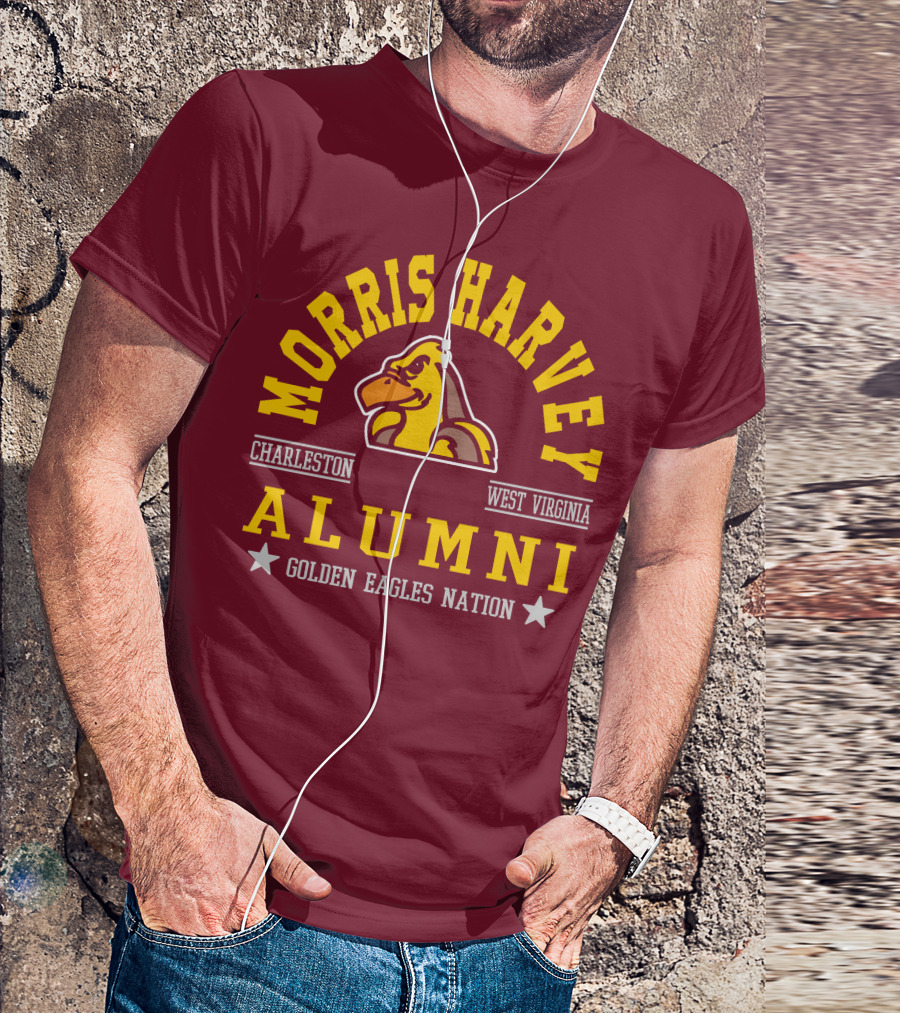 Morris Harvey College Alumni Charleston West Virginia Golden Eagles Nation T-Shirt