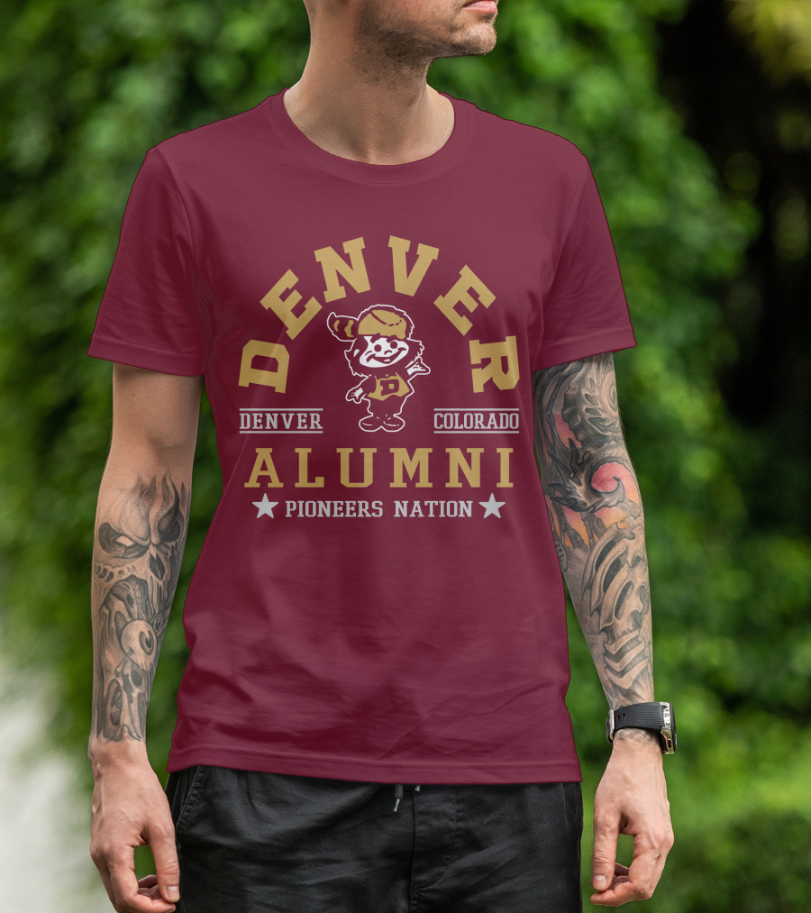 Denver Colorado Alumni Pioneers Nation T-Shirt