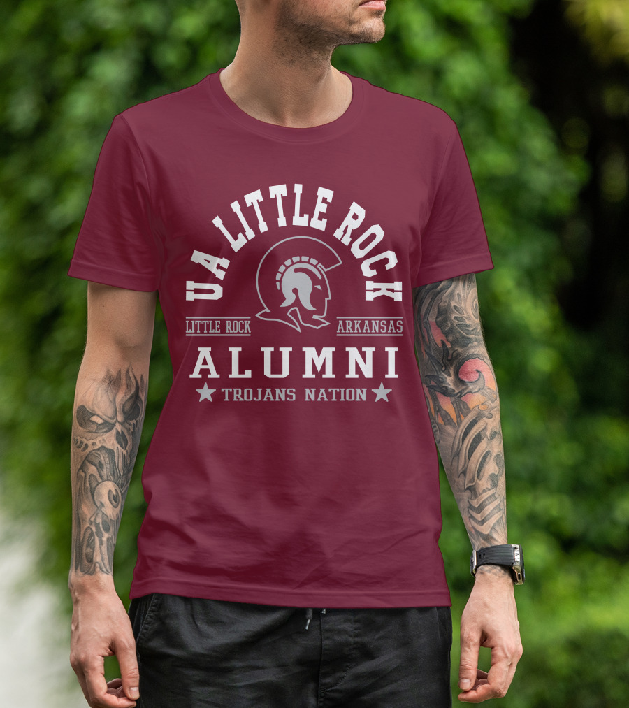 UA Little Rock Alumni Arkansas Trojans Nation T-Shirt