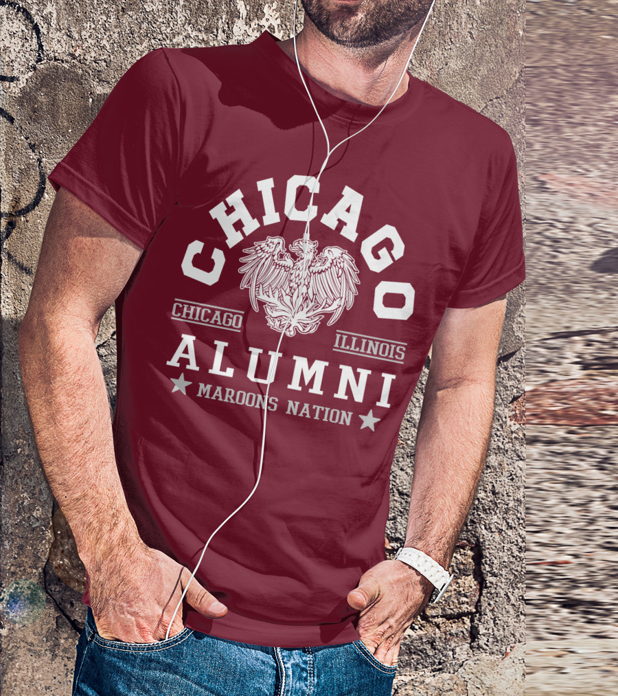 Chicago Illinois Alumni Maroons Nation T-Shirt