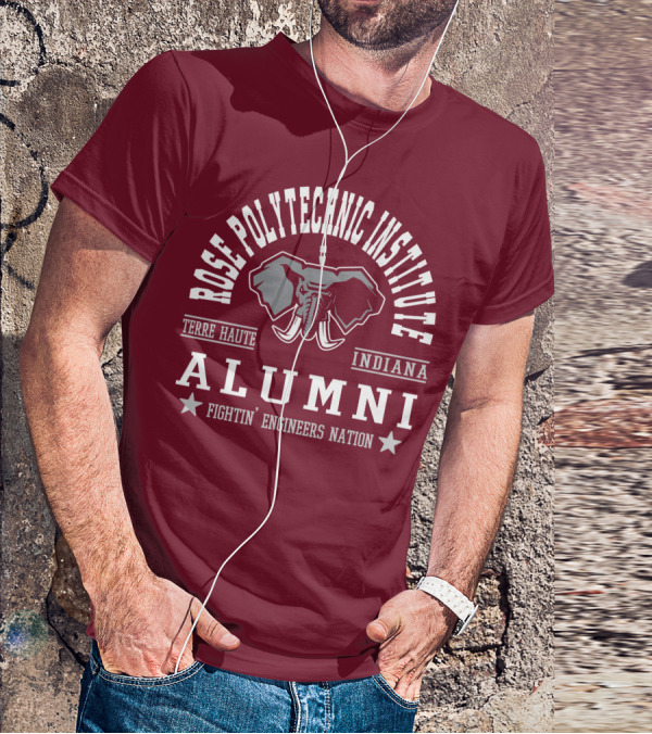 Rose Polytechnic Institute Alumni Terre Haute Indiana Fightin' Engineers Nation T-Shirt