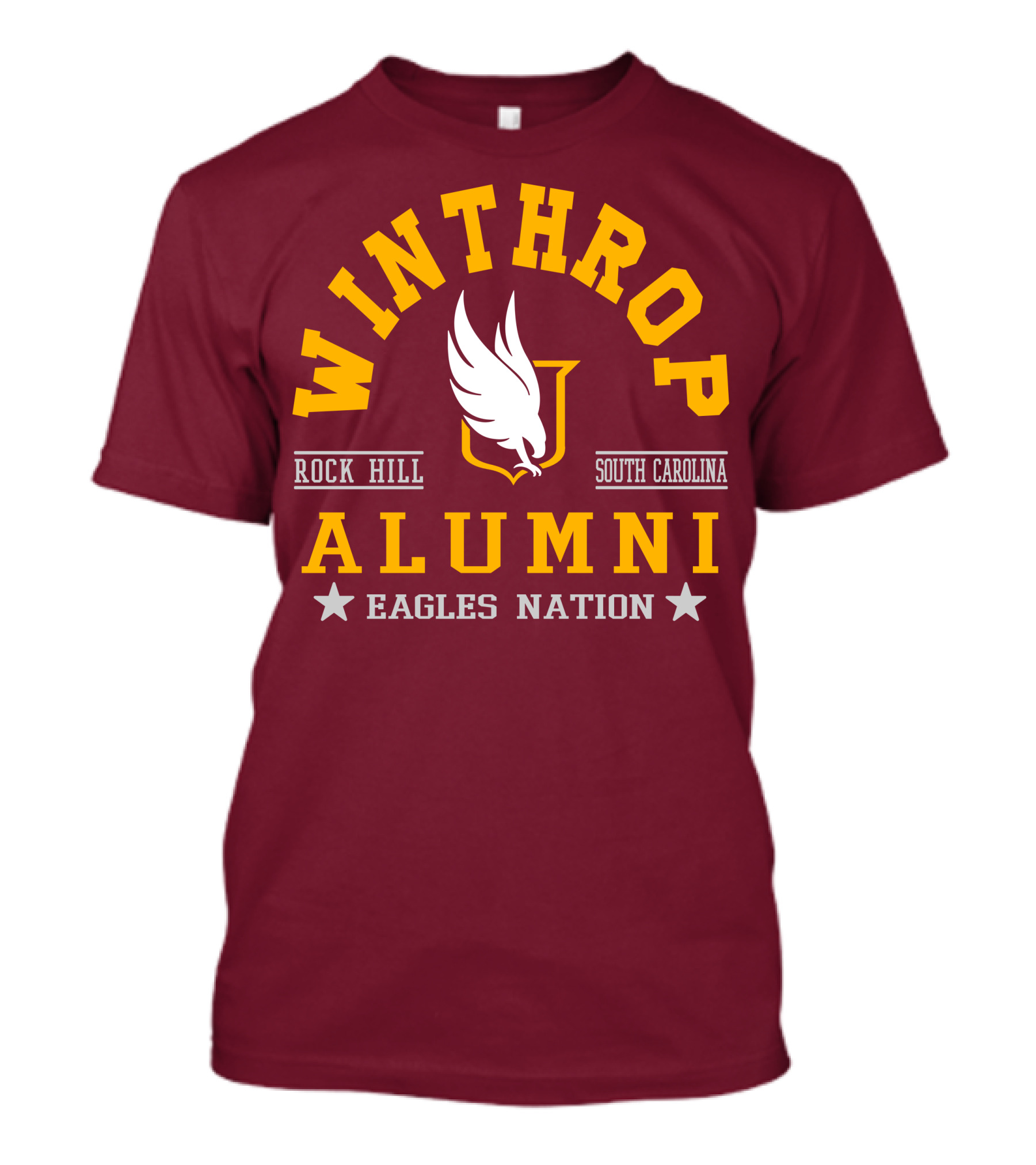 Winthrop Alumni Rock Hill South Carolina Eagles Nation T-Shirt
