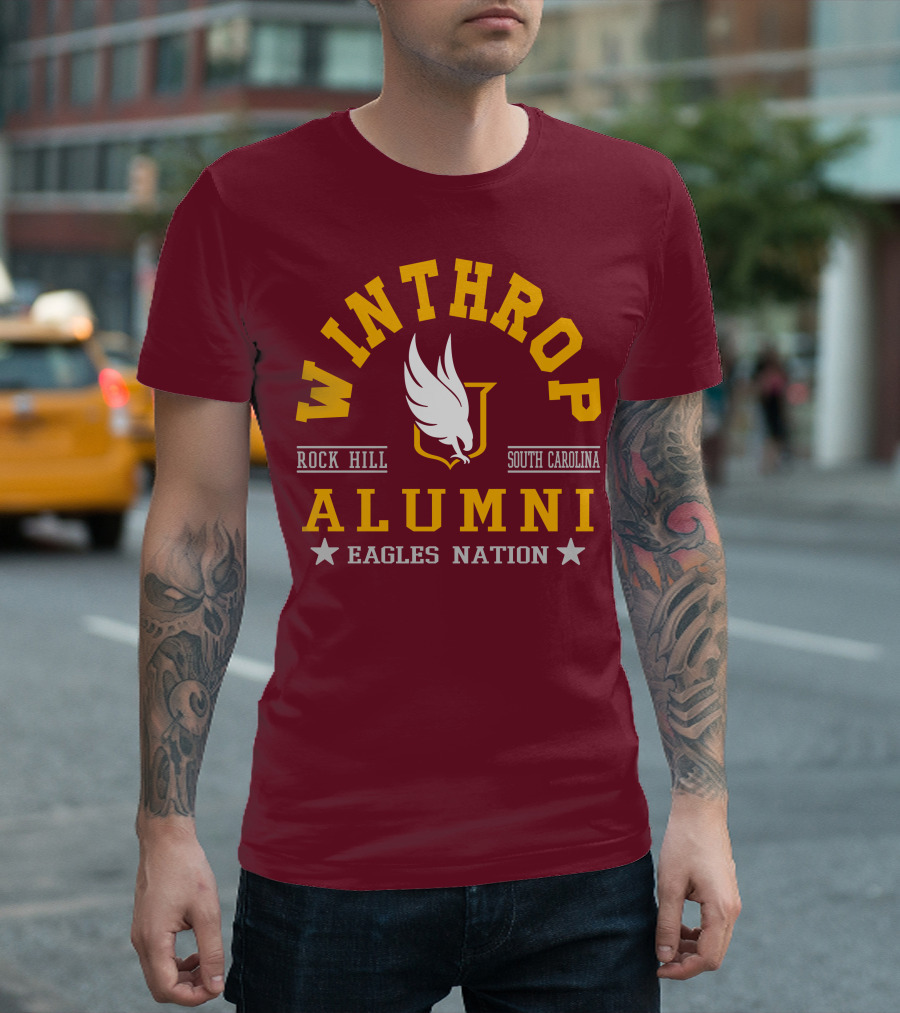 Winthrop Alumni Rock Hill South Carolina Eagles Nation T-Shirt