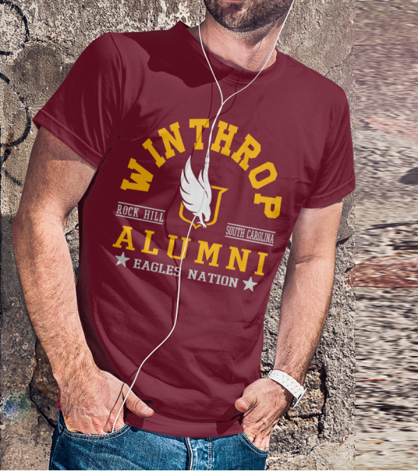 Winthrop Alumni Rock Hill South Carolina Eagles Nation T-Shirt