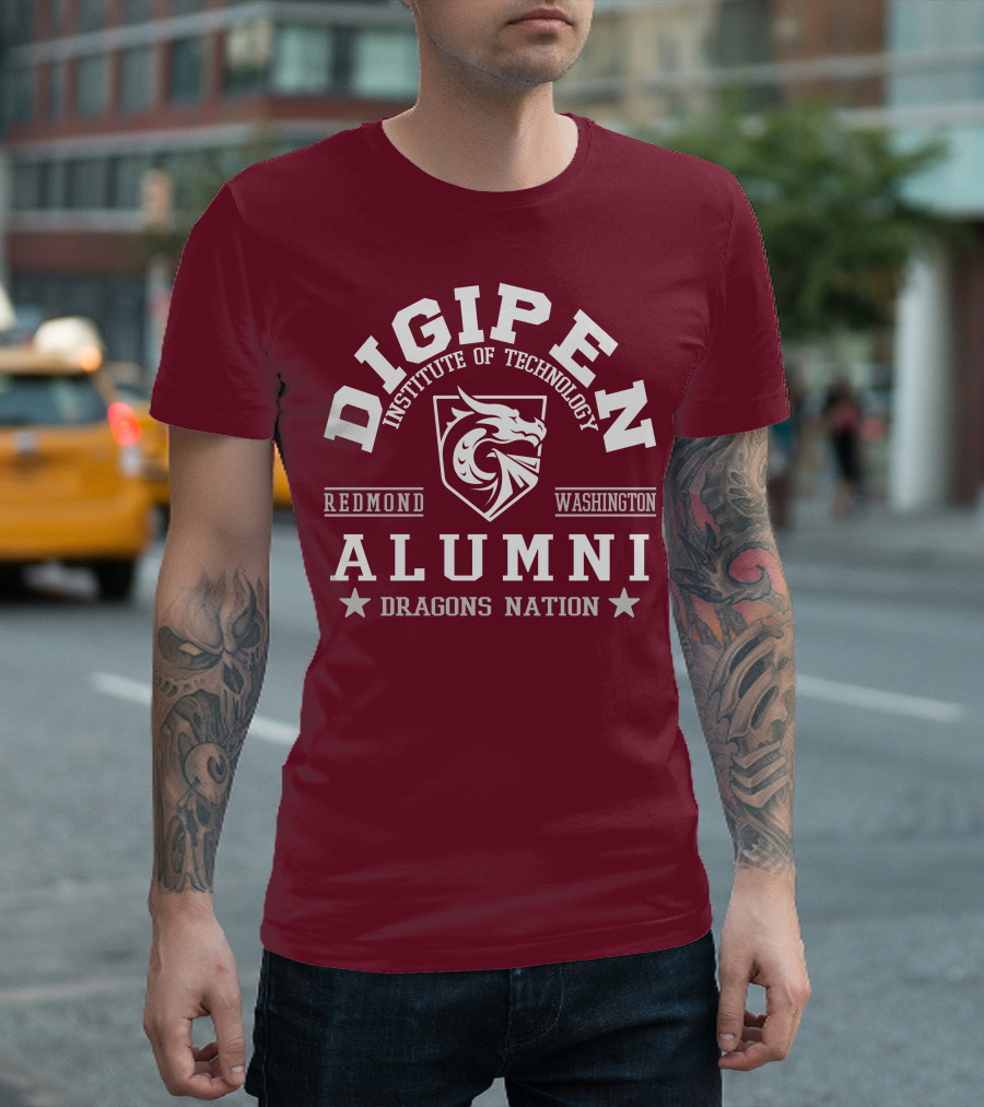 DigiPen Institute Of Technology Alumni Redmond Washington Dragons Nation T-Shirt
