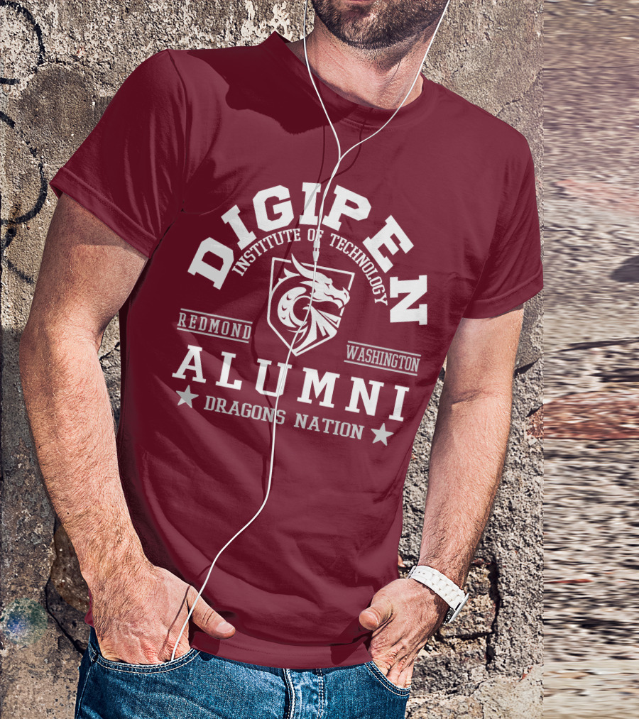 DigiPen Institute Of Technology Alumni Redmond Washington Dragons Nation T-Shirt