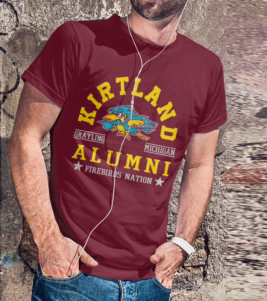 Kirtland Grayling Michigan Alumni Firebirds Nation T-Shirt