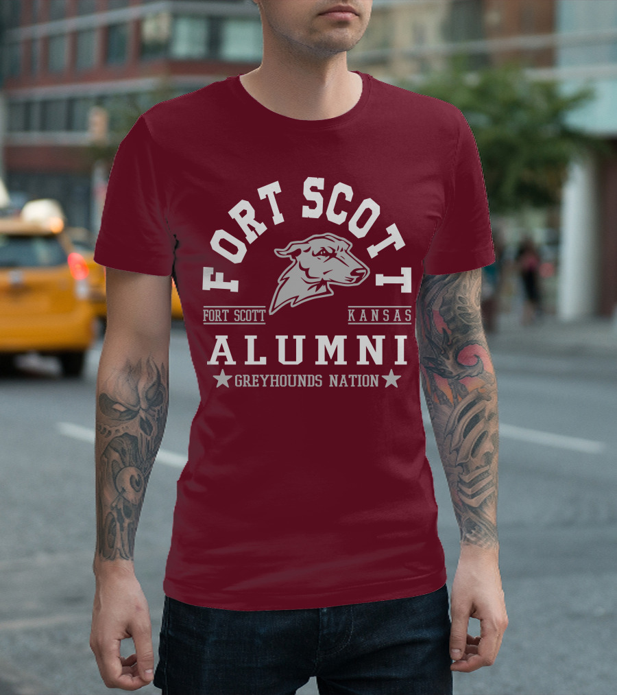Fort Scott Kansas Alumni Greyhounds Nation T-Shirt