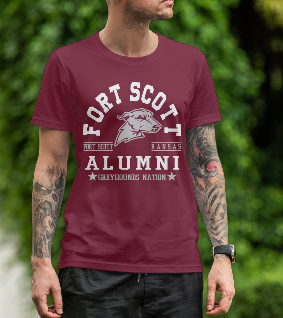 Fort Scott Kansas Alumni Greyhounds Nation T-Shirt