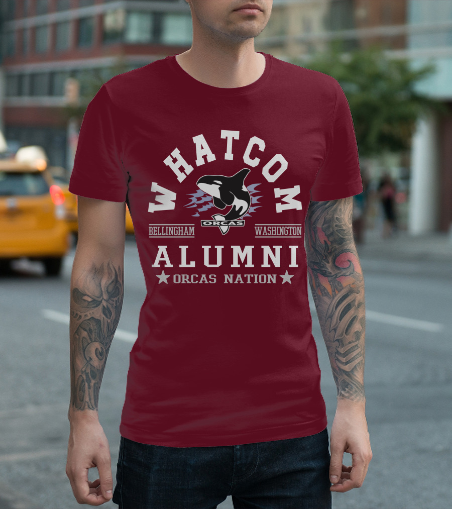 Whatcom Alumni Orcas Nation Bellingham Washington T-Shirt