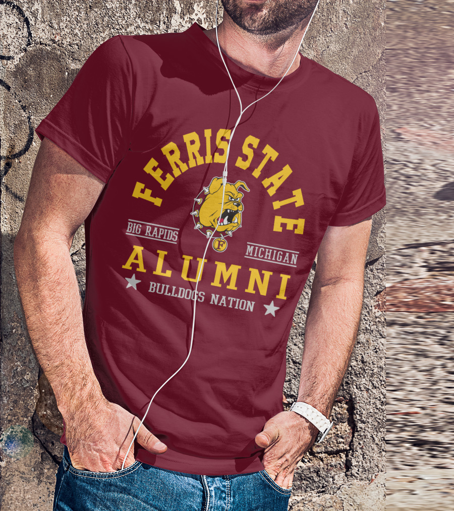 Ferris State Alumni Bulldogs Nation Big Rapids Michigan T-Shirt
