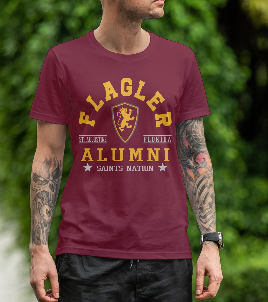 Flagler Alumni St. Augustine Florida Saints Nation T-Shirt
