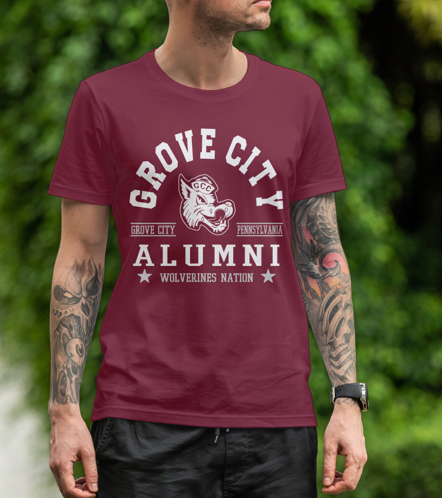 Grove City College Alumni Wolverines Nation Pennsylvania T-Shirt