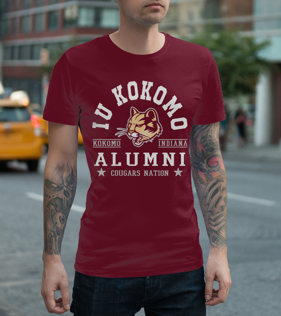 IU Kokomo Alumni Cougars Nation Kokomo Indiana T-Shirt