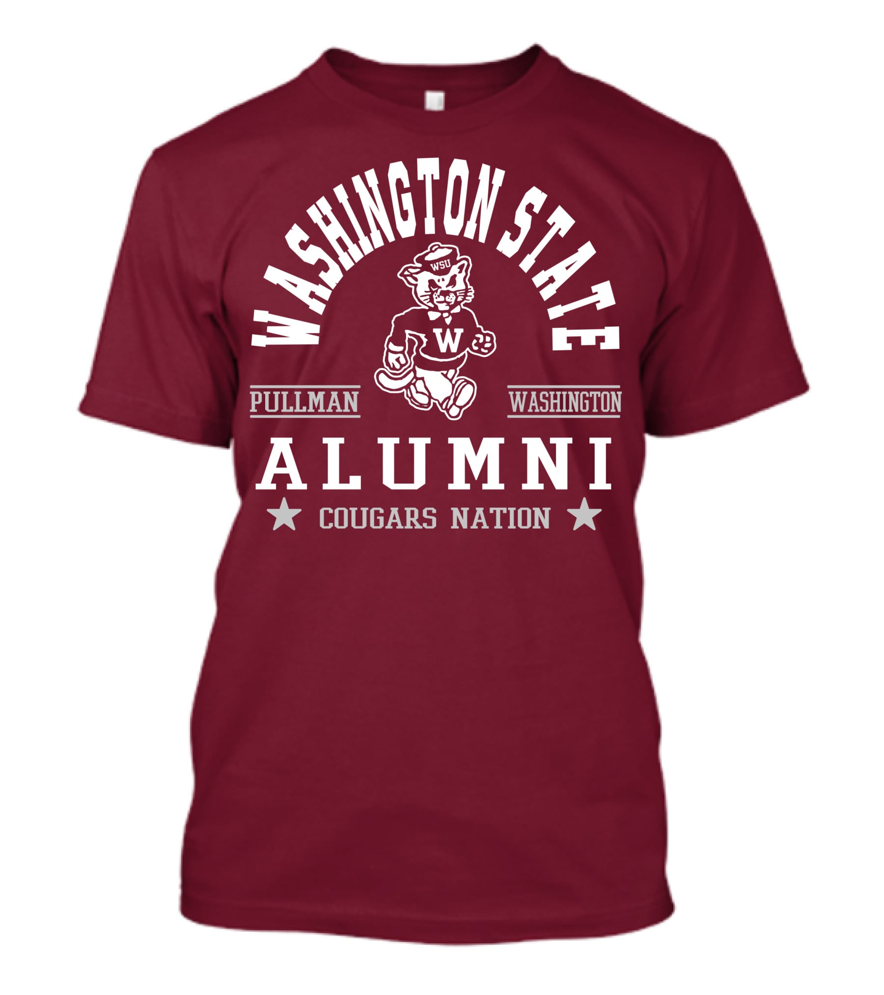 Washington State Alumni Pullman Cougars Nation T-Shirt