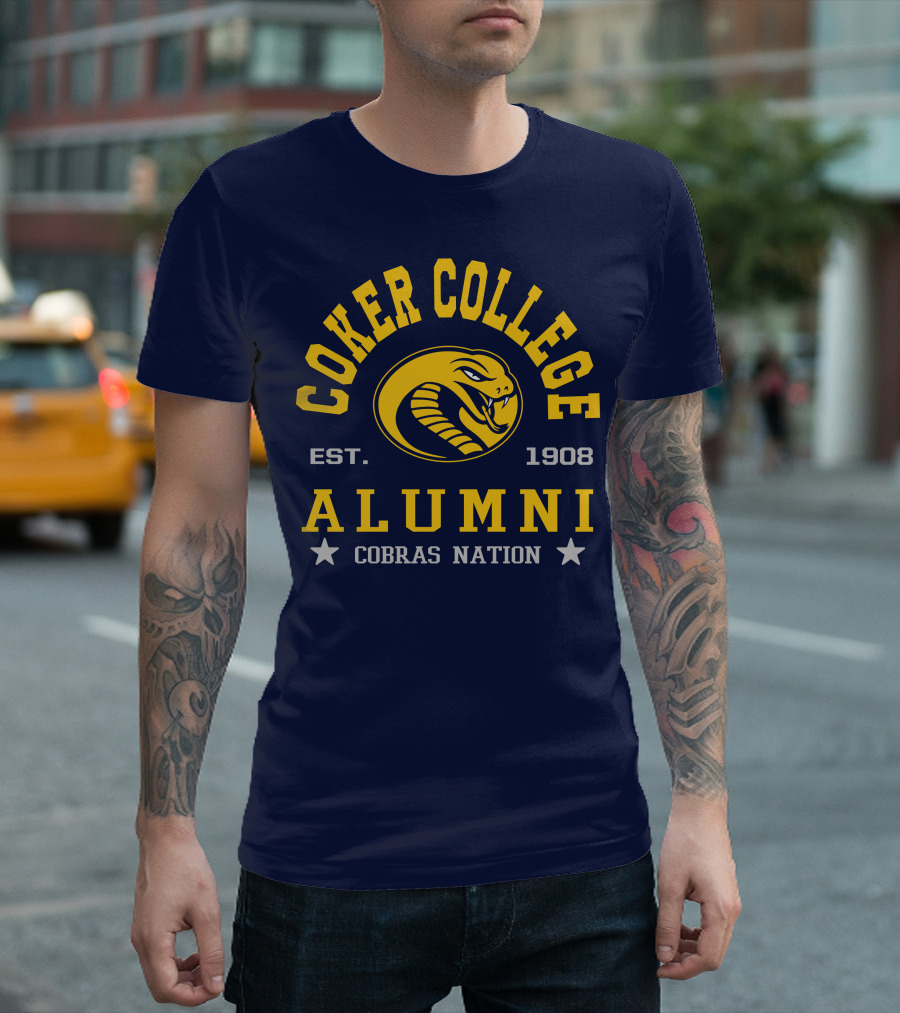 Coker College Alumni Cobras Nation Est. 1908 T-Shirt