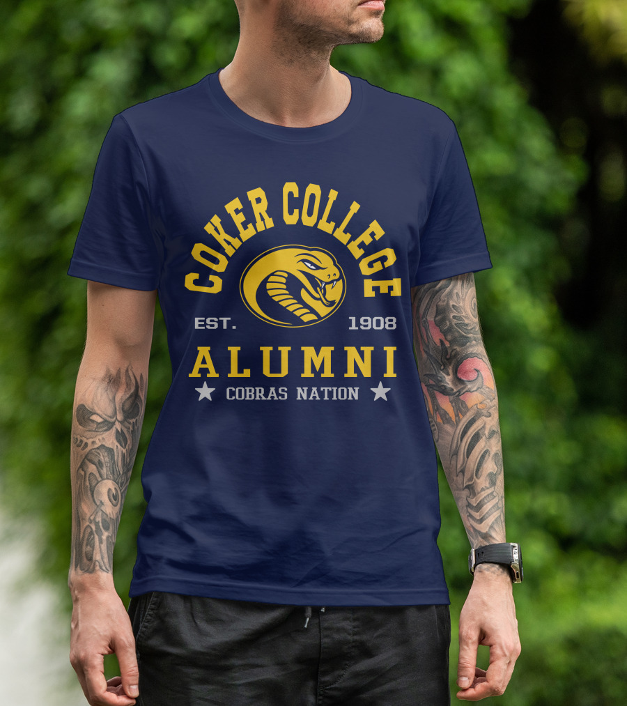 Coker College Alumni Cobras Nation Est. 1908 T-Shirt