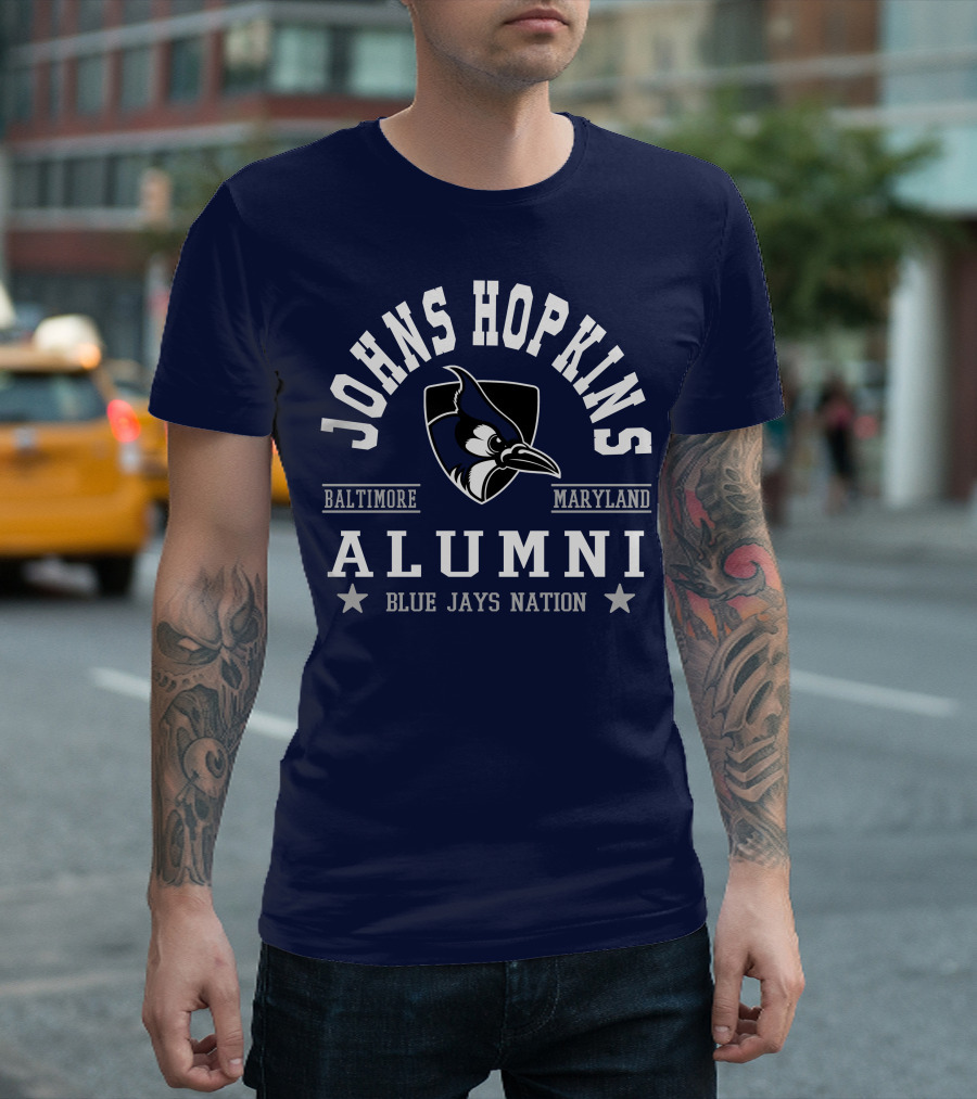 Johns Hopkins Alumni Blue Jays Nation Baltimore Maryland T-Shirt