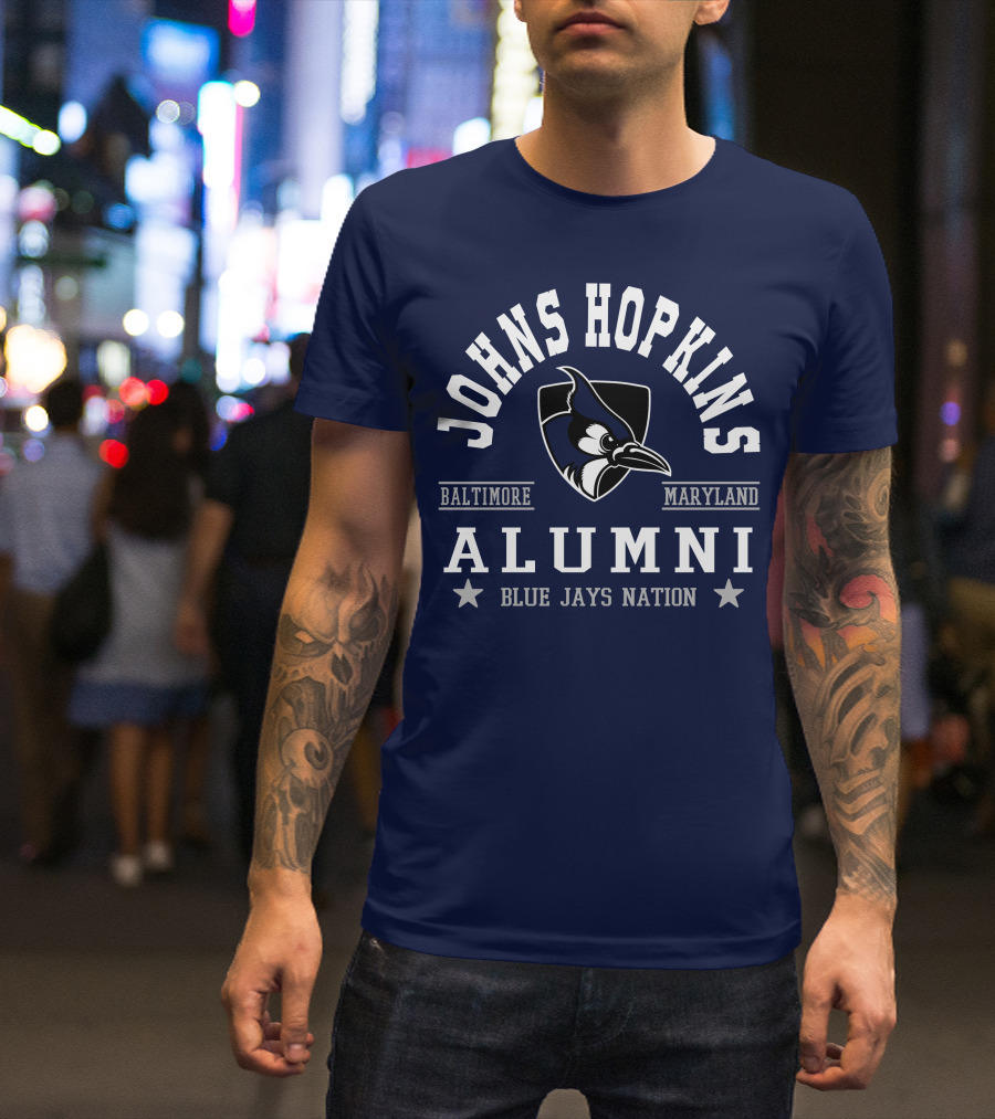 Johns Hopkins Alumni Blue Jays Nation Baltimore Maryland T-Shirt