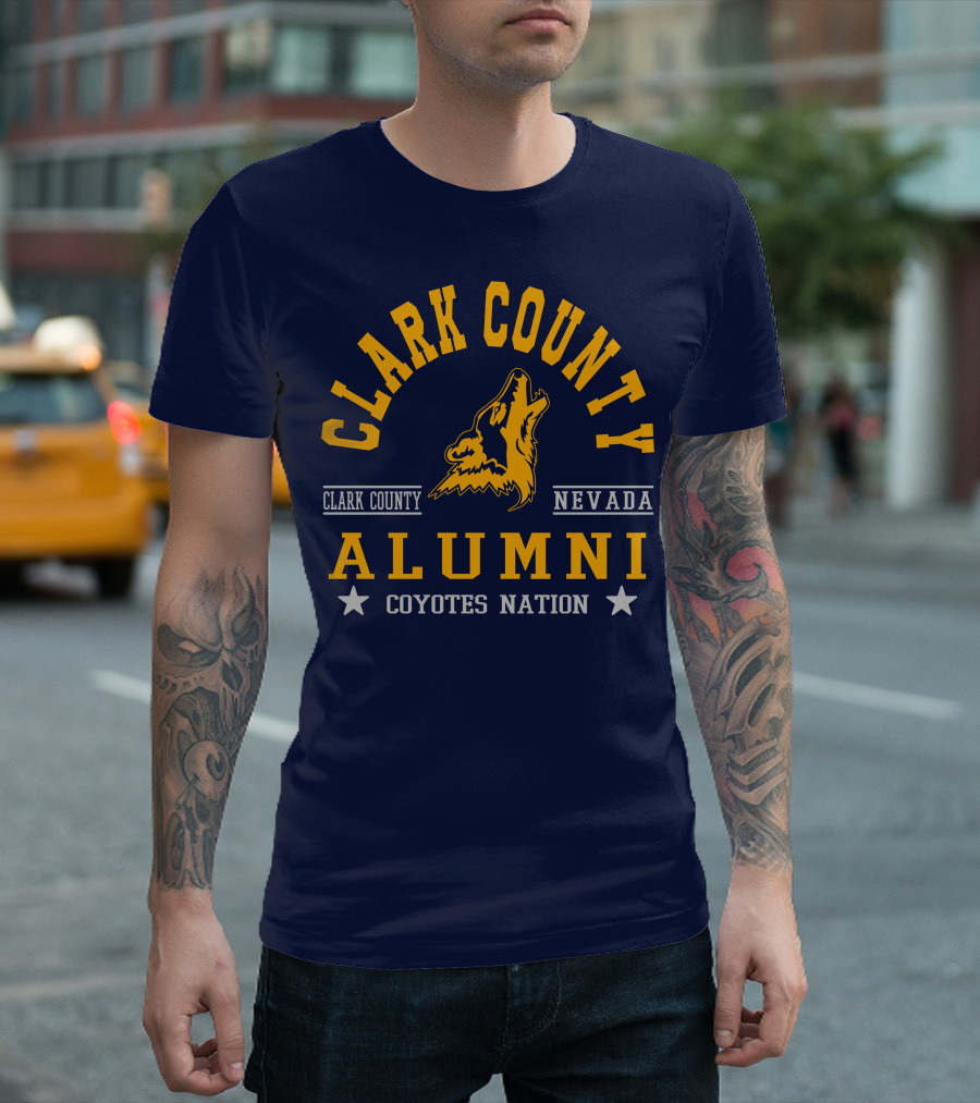 Clark County Nevada Alumni Coyotes Nation T-Shirt