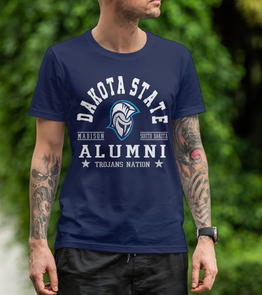 Dakota State Alumni Madison South Dakota Trojans Nation T-Shirt