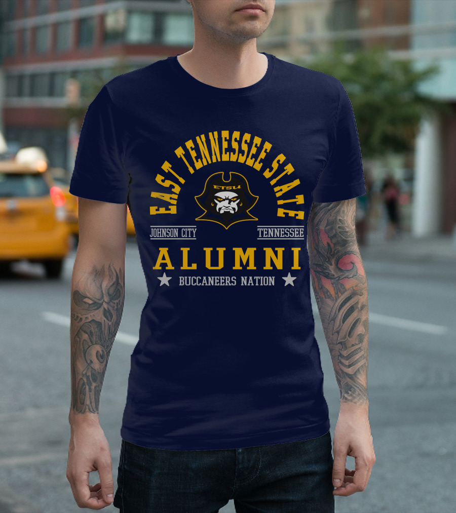 East Tennessee State Alumni Buccaneers Nation Johnson City Tennessee T-Shirt
