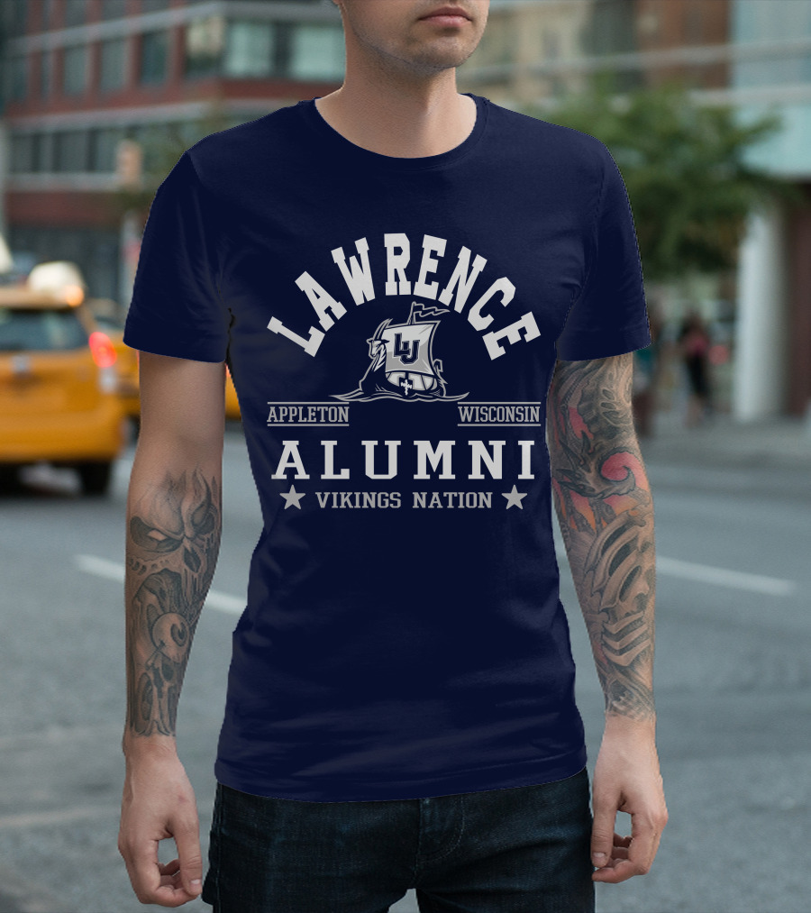 Lawrence Alumni Vikings Nation Appleton Wisconsin T-Shirt
