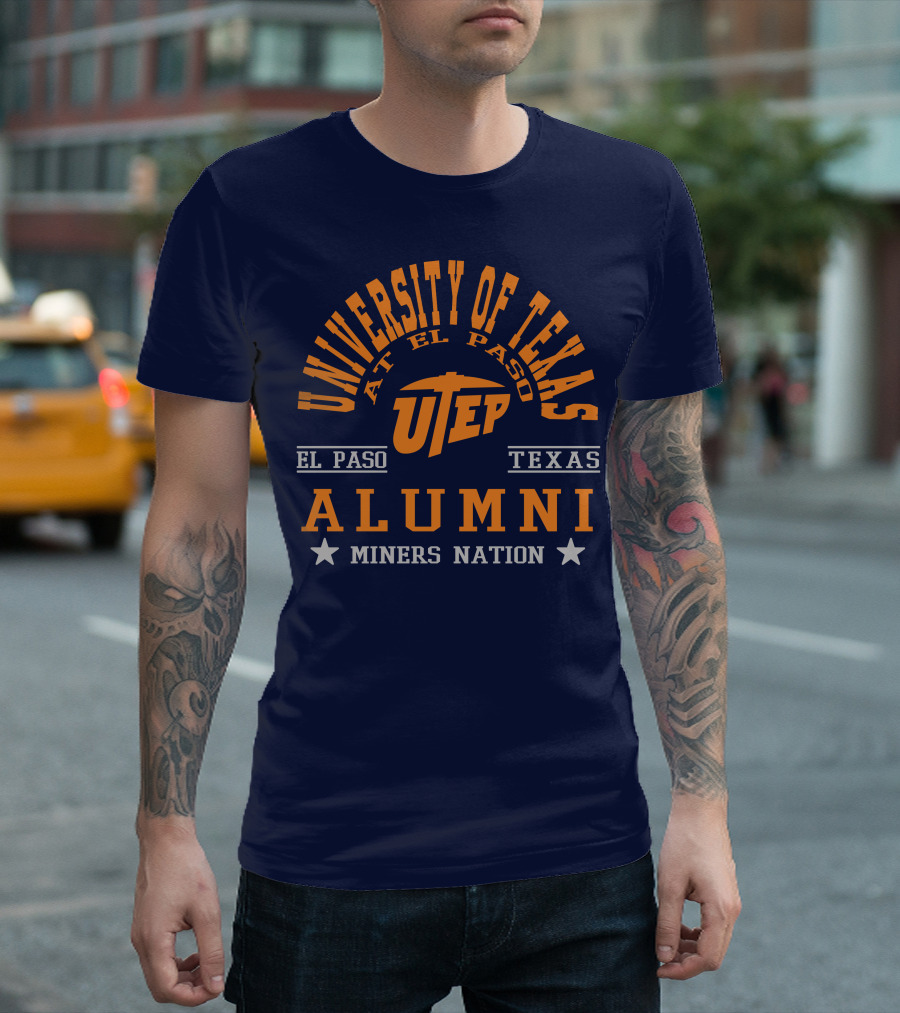 University of Texas at El Paso UTEP Alumni Miners Nation El Paso Texas T-Shirt