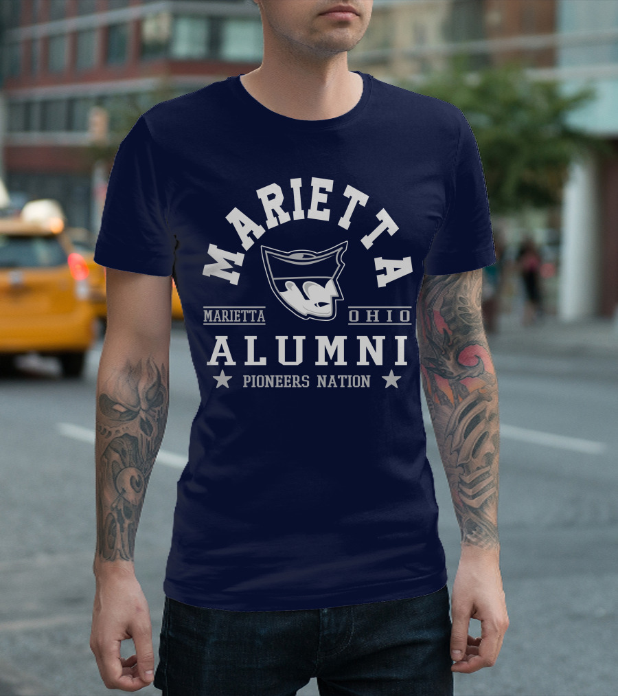 Marietta Ohio Alumni Pioneers Nation T-Shirt