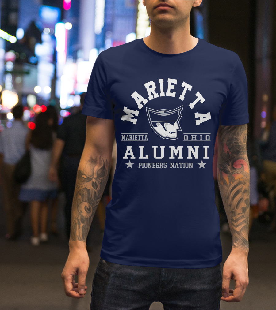 Marietta Ohio Alumni Pioneers Nation T-Shirt