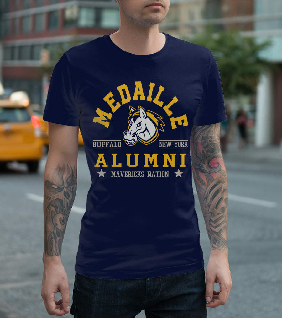 Medaille College Buffalo New York Alumni Mavericks Nation T-Shirt