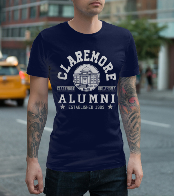 Claremore Oklahoma CJC Alumni Established 1909 T-Shirt