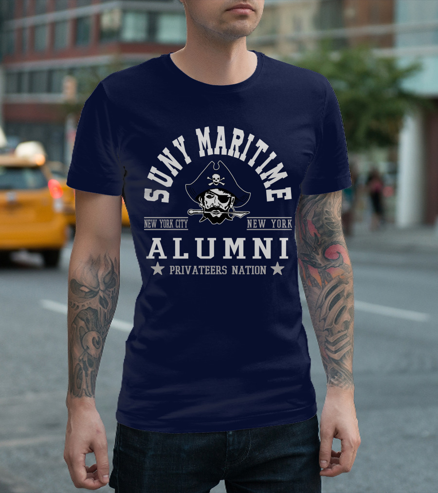 SUNY Maritime Alumni Privateers Nation New York City T-Shirt