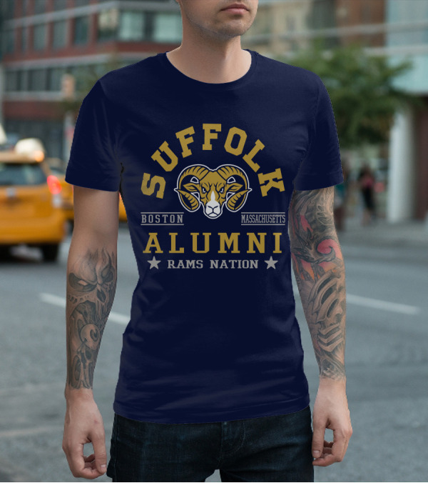 Suffolk Alumni Rams Nation Boston Massachusetts T-Shirt