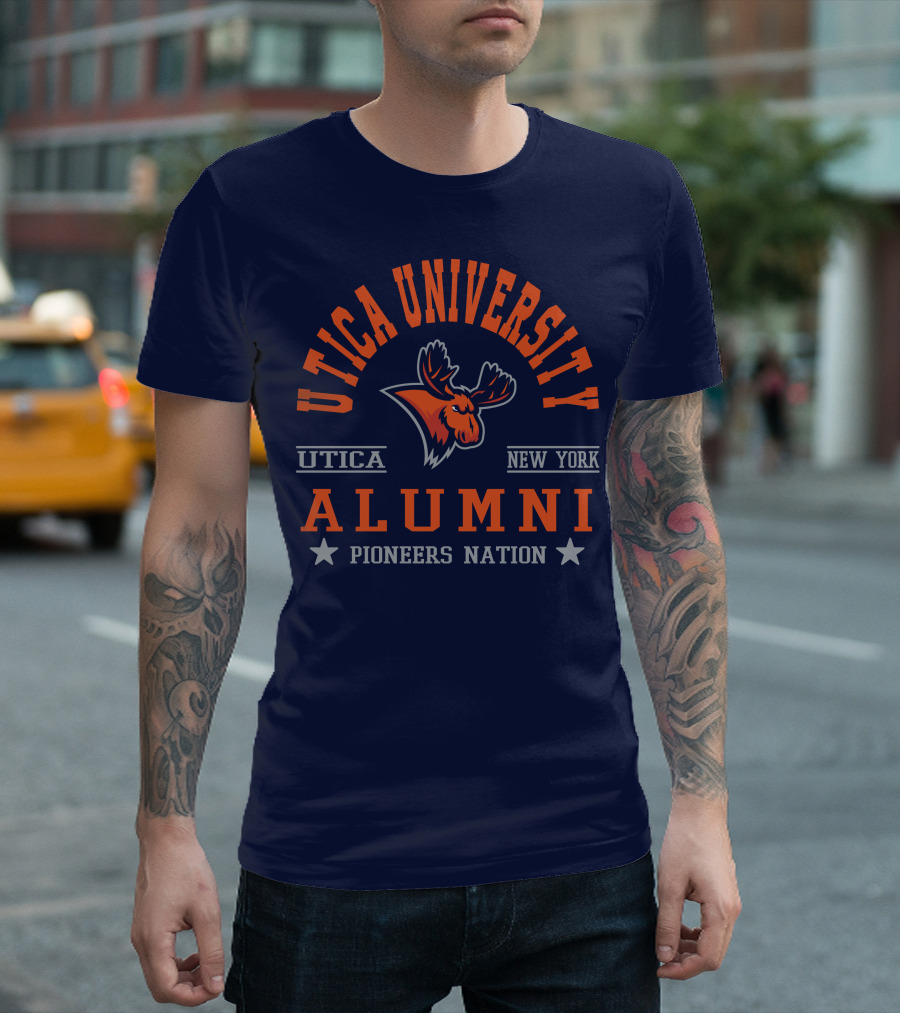 Utica University Alumni New York Pioneers Nation T-Shirt