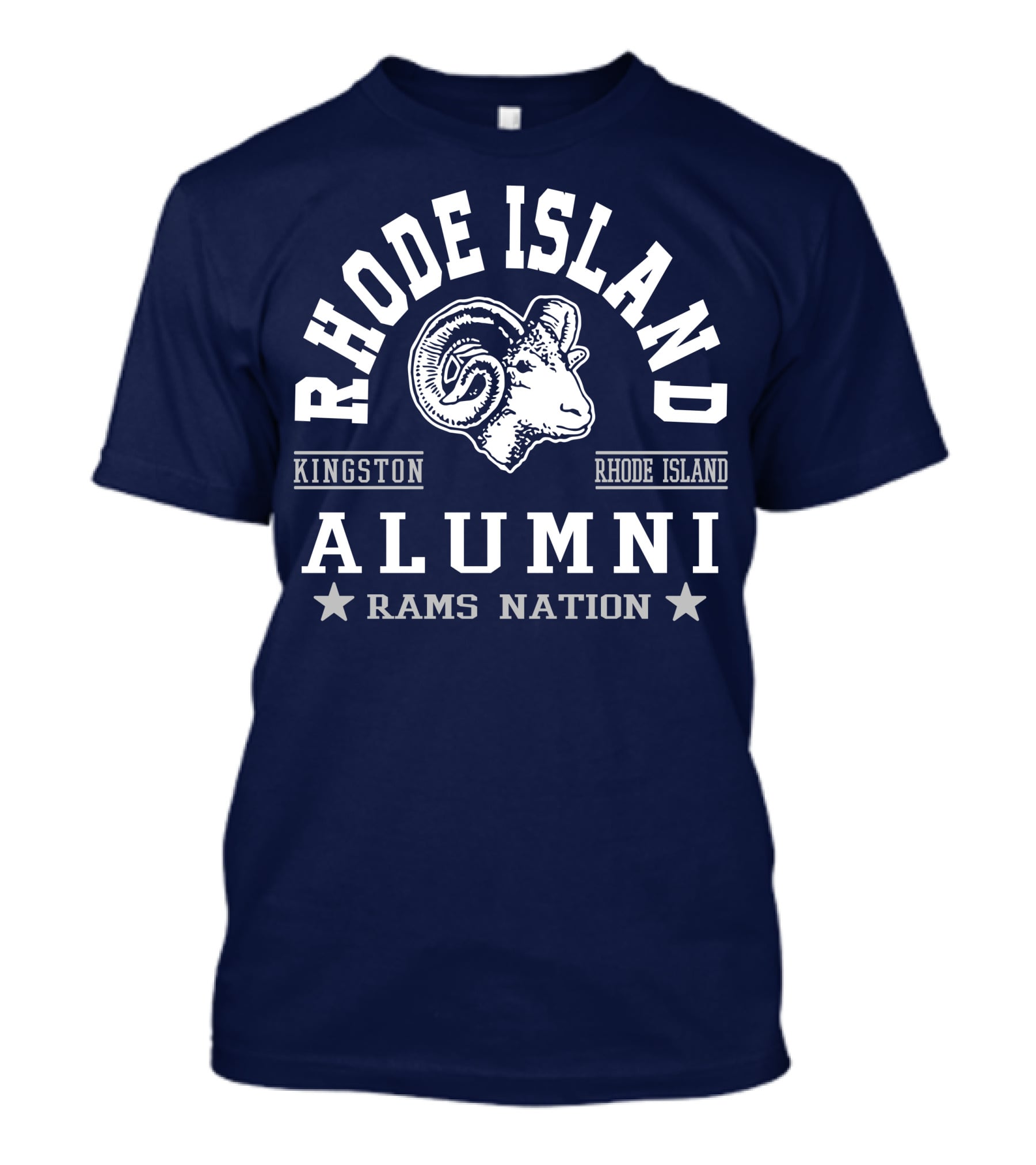 Rhode Island Alumni Rams Nation Kingston T-Shirt