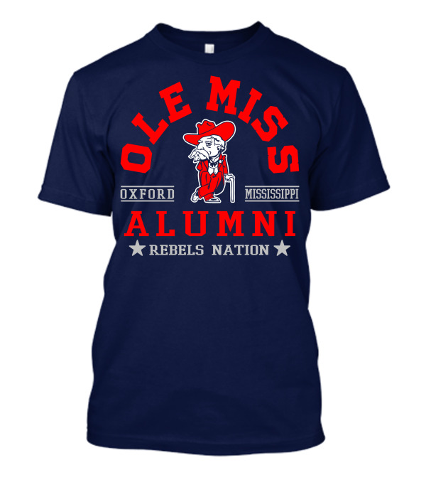 Ole Miss Rebels Alumni Oxford Mississippi Nation T-Shirt