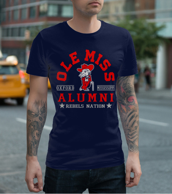 Ole Miss Rebels Alumni Oxford Mississippi Nation T-Shirt