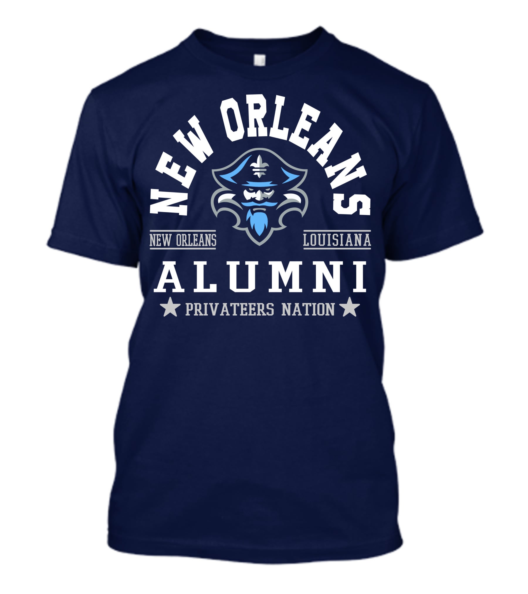 New Orleans Louisiana Alumni Privateers Nation T-Shirt